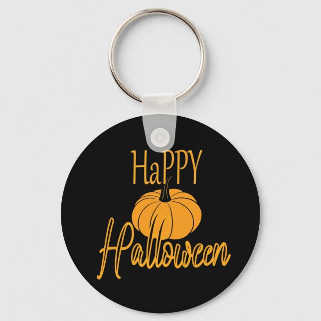 Happy Halloween Key Ring (Front)
