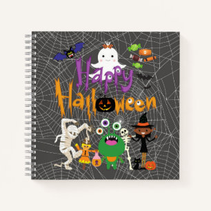 Happy Halloween Kids Cute and Spooky   Notebook