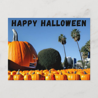 Happy Halloween LA Postcard