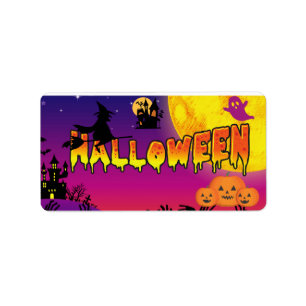 Happy Halloween Label