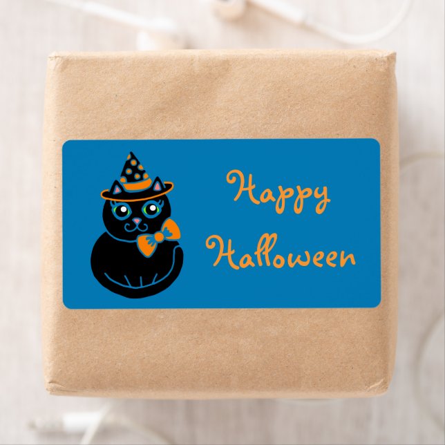 Happy Halloween Label (Insitu)