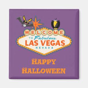 Happy Halloween Las Vegas Style Magnet