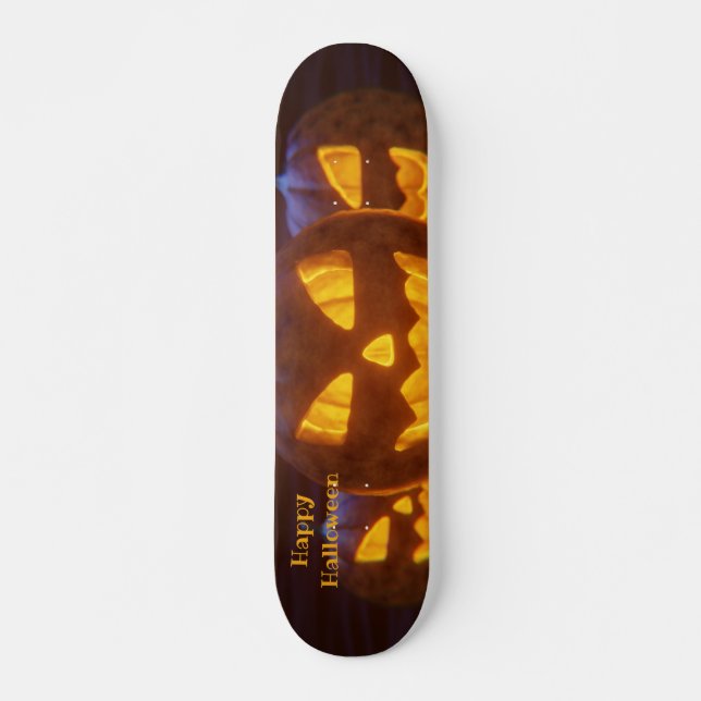 Happy Halloween - Laughing Lanterns Skateboard (Front)