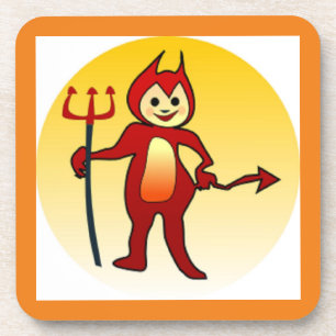 "HAPPY HALLOWEEN" LITTLE DEVIL COASTER