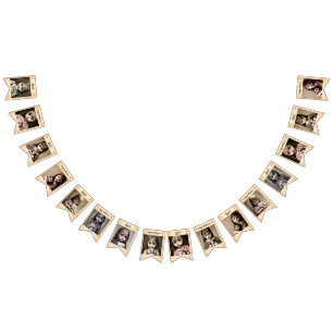 Happy Halloween Little Girl with Spooky Dolls Bunting