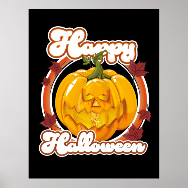 Happy Halloween logo Poster (Front)