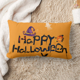 HAPPY HALLOWEEN LUMBAR CUSHION