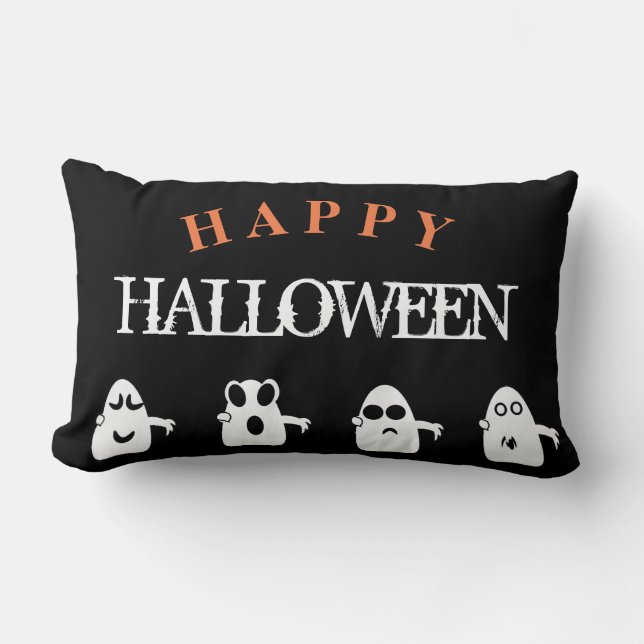 HAPPY HALLOWEEN LUMBAR CUSHION (Front)