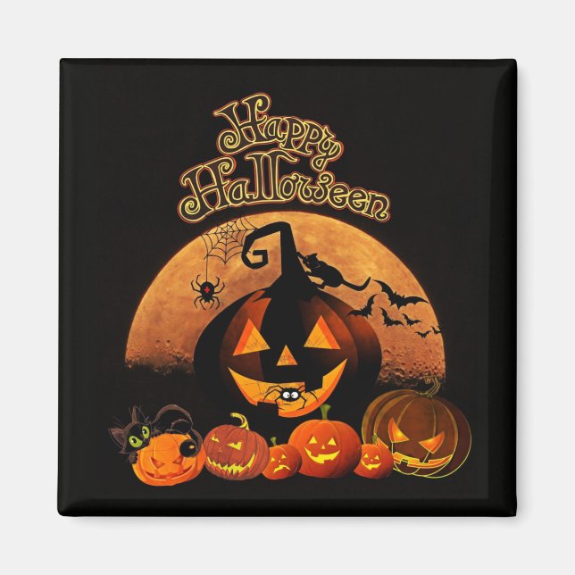 Happy Halloween Magnet (Front)