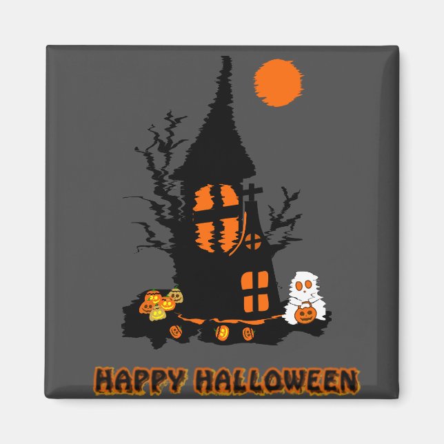 Happy Halloween Magnet (Front)