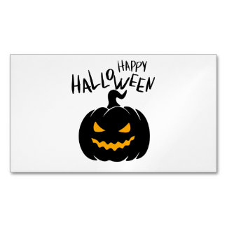 Happy Halloween Magnetic Business Card