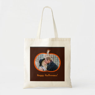 Happy Halloween! Make Your Own, 2 Photos Tote Bag