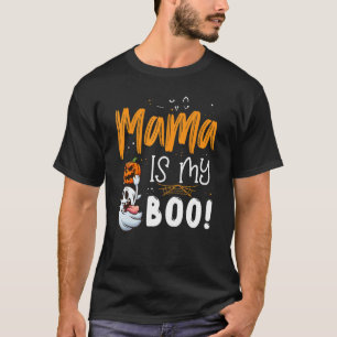 Happy Halloween Mama Is My Boo Matching Family Gro T-Shirt