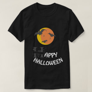 Happy Halloween Men Black T-Shirt