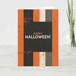 Happy Halloween Modern Card