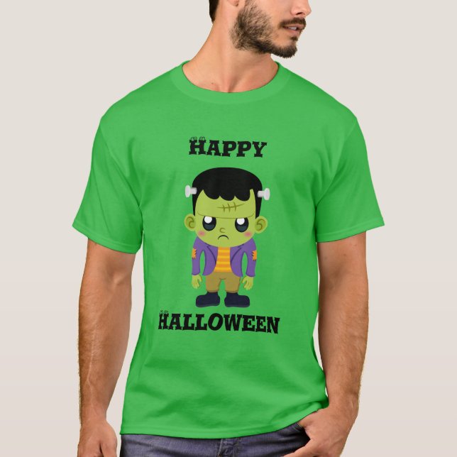 Happy Halloween Monster T-Shirt (Front)