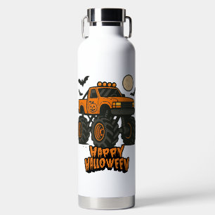 Happy halloween Monster truck Water Bottle