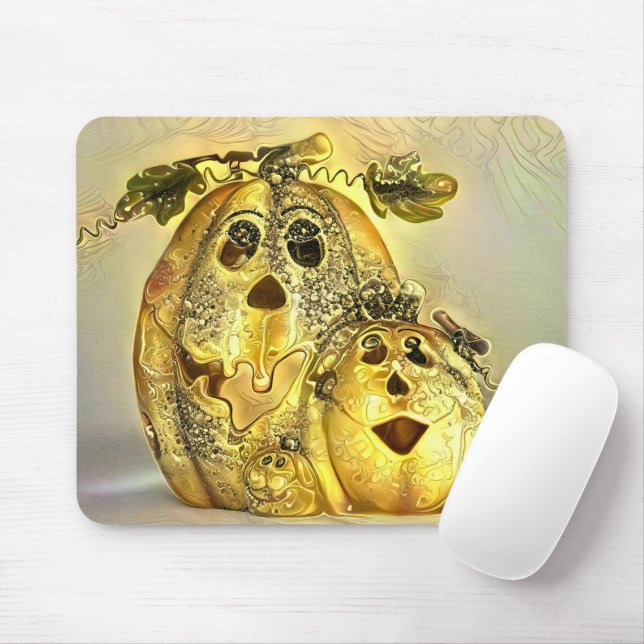 Happy Halloween Mouse Pad (With Mouse)