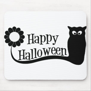 happy halloween mouse pad