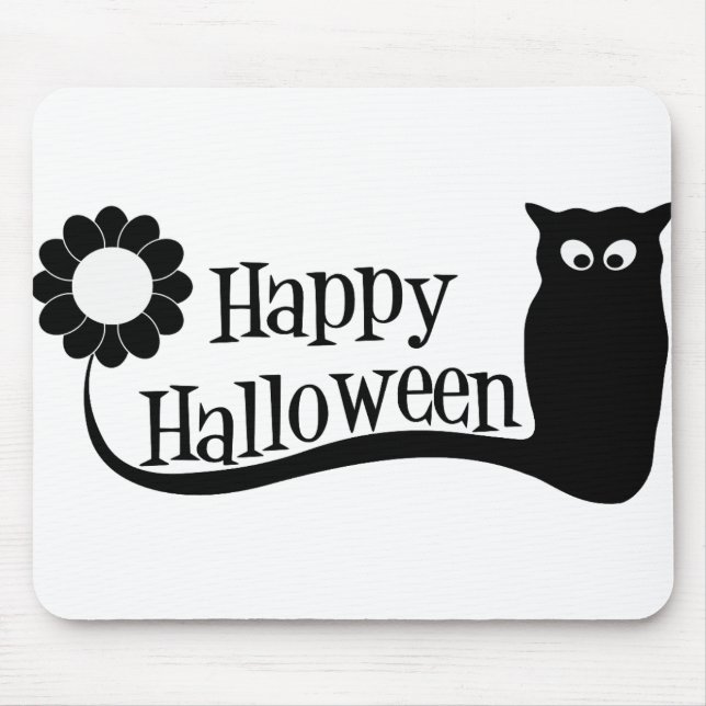 happy halloween mouse pad (Front)