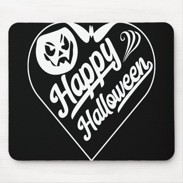 Happy halloween mouse pad (Front)