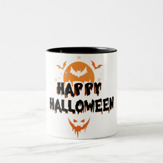 "Happy Halloween Mug – Classic Spooky Coffee Cup