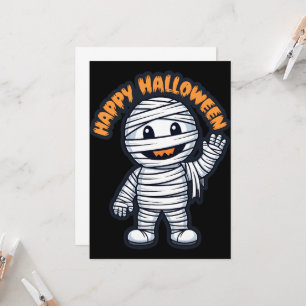 Happy Halloween mummy sympathetic Invitation