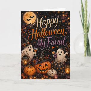 Happy Halloween My Friend Card