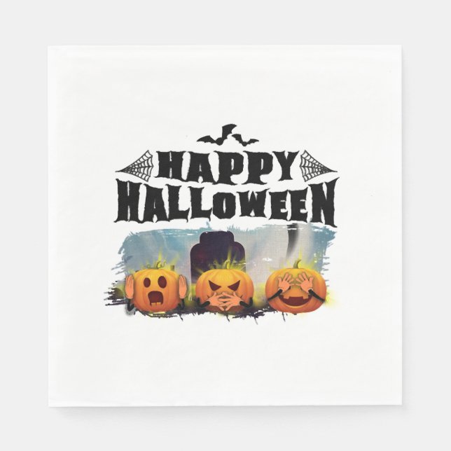 Happy Halloween                                    Napkin (Front)