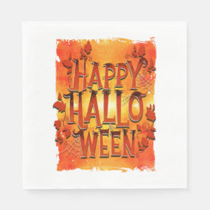 Happy Halloween                              Napkin