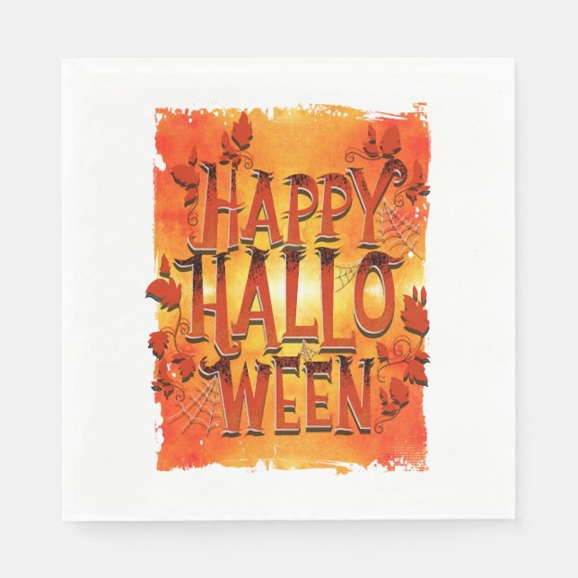 Happy Halloween                              Napkin (Front)