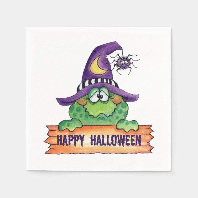 Happy Halloween Napkin (Front)
