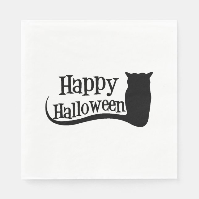 happy halloween     napkin (Front)