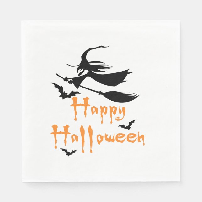 Happy Halloween Napkin (Front)