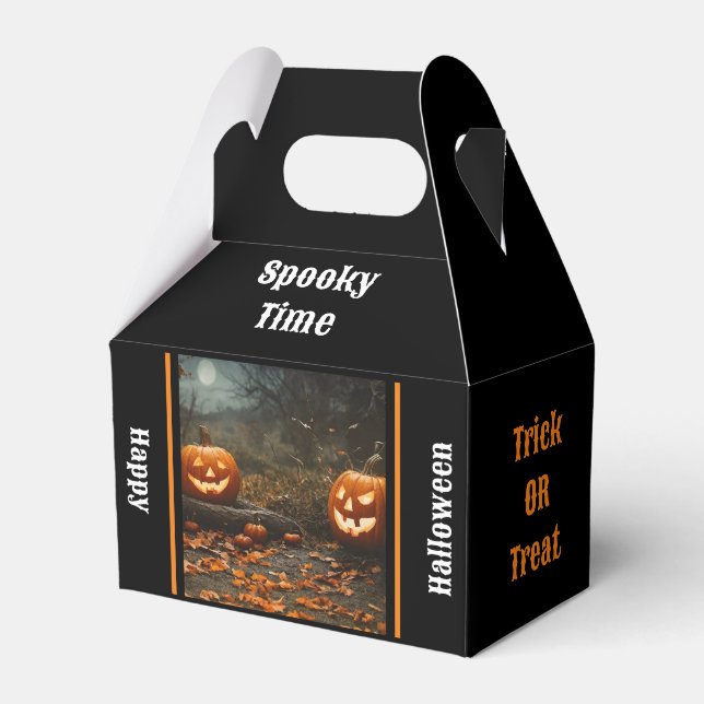 Happy Halloween Night Collection Favour Box (Front Side)