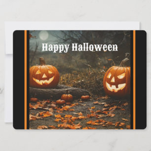 Happy Halloween Night Collection Holiday Card
