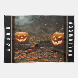 Happy Halloween Night Collection Tea Towel
