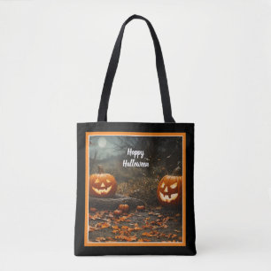 Happy Halloween Night Collection Tote Bag