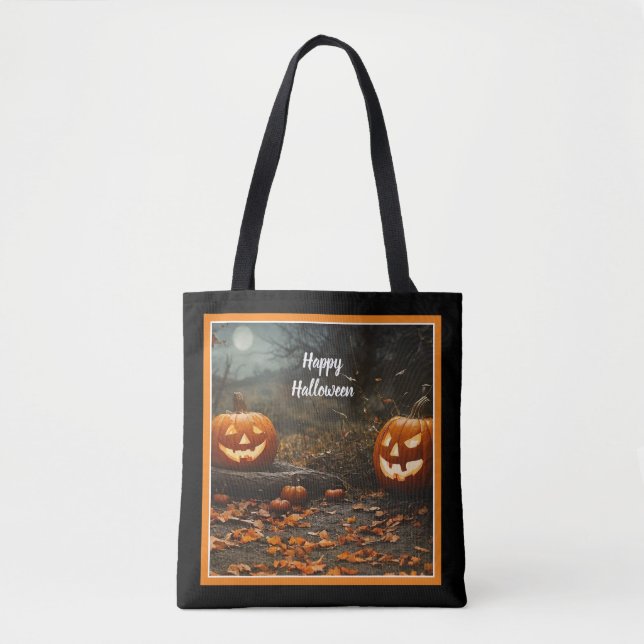 Happy Halloween Night Collection Tote Bag (Front)