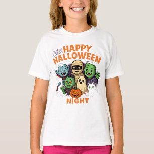 Happy Halloween Night Unisex Clothes Male Female T-Shirt