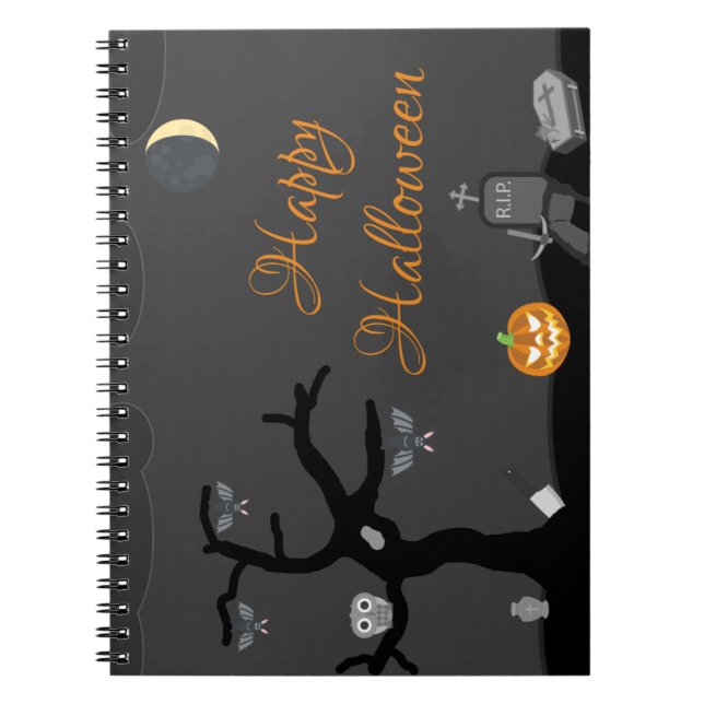 Happy Halloween! Notebook (Front)