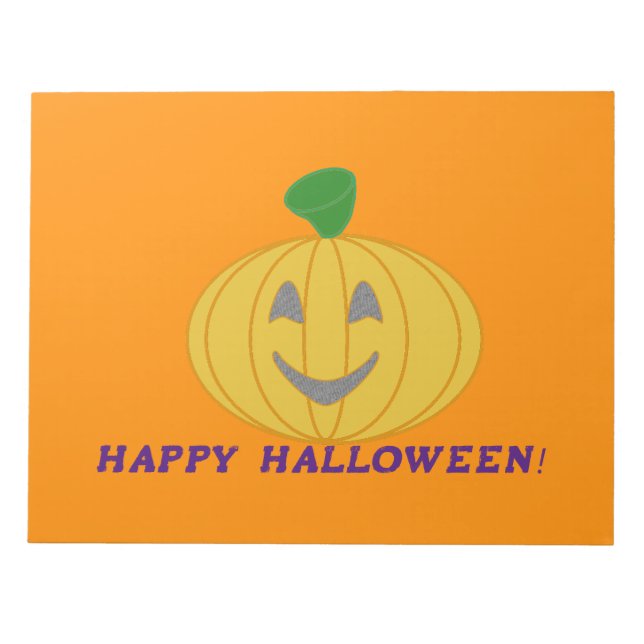 Happy Halloween Notepad (Front)