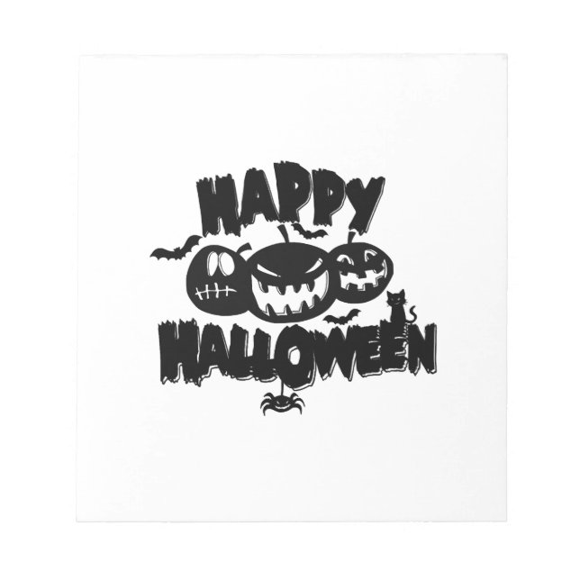 Happy Halloween Notepad (Front)