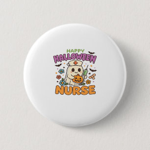 Happy Halloween Nurse Shirt � Cute Spooky Medical  6 Cm Round Badge