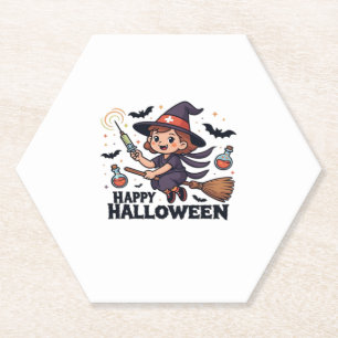 Happy Halloween Nurse Shirt – Spooky Cute Medical Paper Coaster
