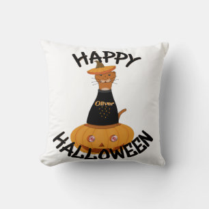 Happy Halloween Oliver! Cushion