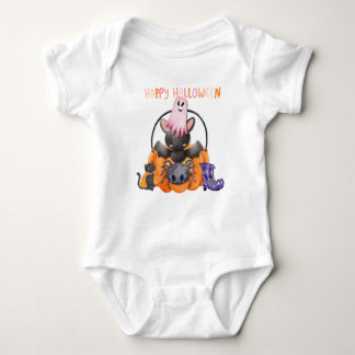 Happy Halloween on the baby's first.  Baby Bodysuit