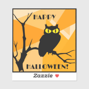 Happy Halloween Orange Black