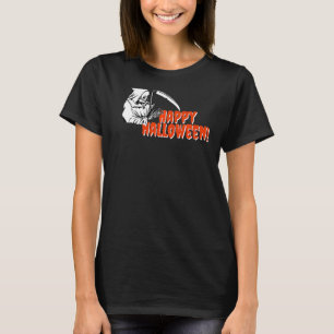 Happy Halloween  Orange Grim Reaper T-Shirt