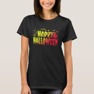 Happy Halloween, Orca, Bunny And Pets Skeletons Gh T-Shirt